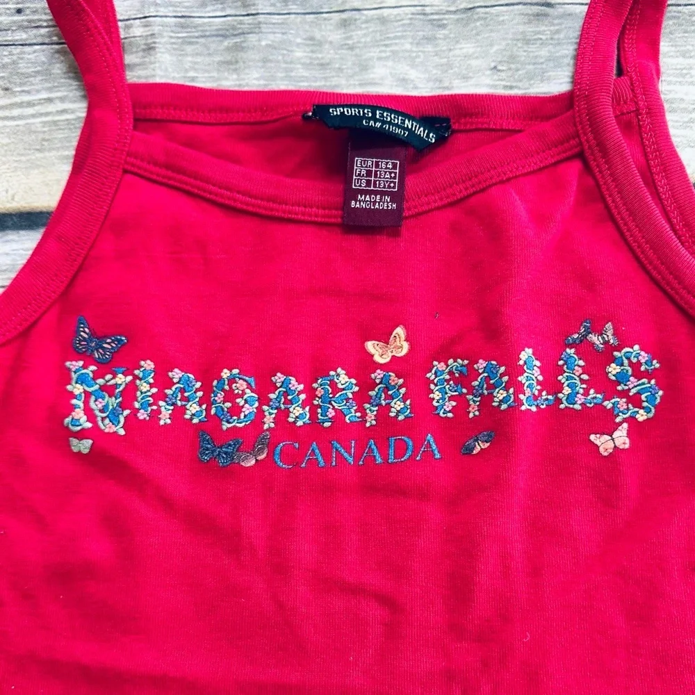 Girls cute Niagara Falls tank! Size 10/12